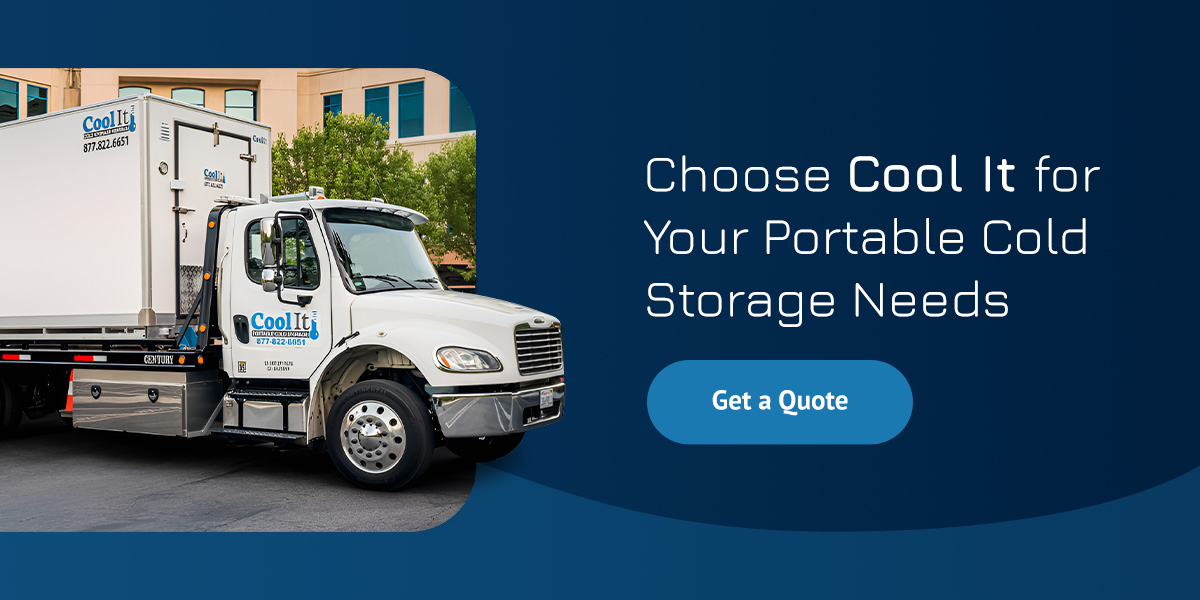 Choose Cool It for Your Portable Cold Storage Needs